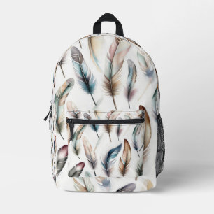 Sac À Dos Imprimé Plumes