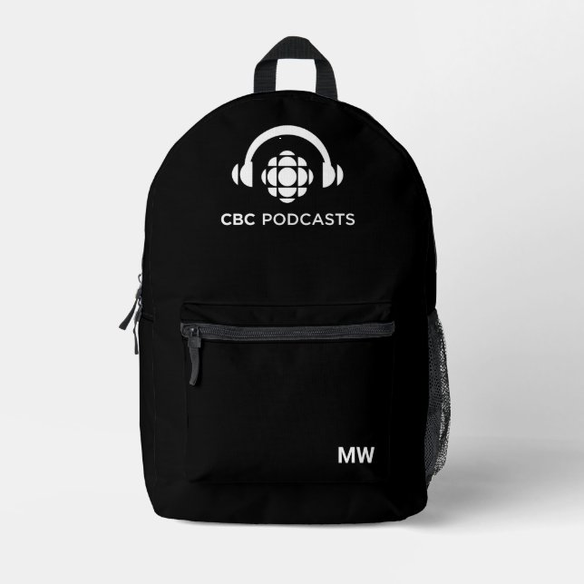 Sac À Dos Imprimé Podcasts CBC (Recto)
