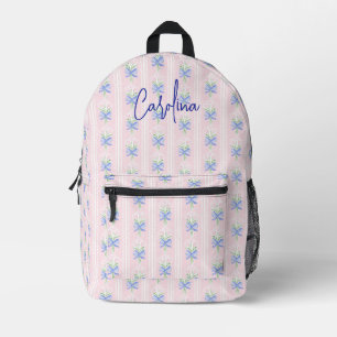 Sac À Dos Imprimé Poitrines florales personnalisées