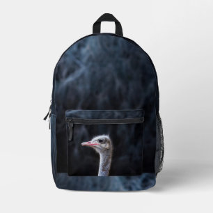 Sac À Dos Imprimé portrait d'autruche
