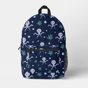 Sac À Dos Imprimé Poulpe sous la mer motif pour enfants
