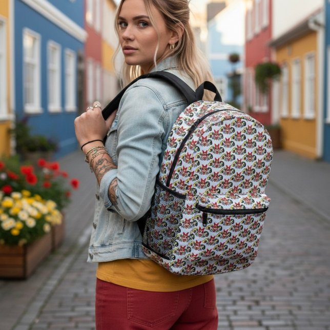 Sac À Dos Imprimé powerpuff girls Printed Backpack (Créateur téléchargé)