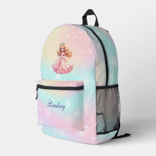 Sac à dos imprimé Princesse personnalisée
