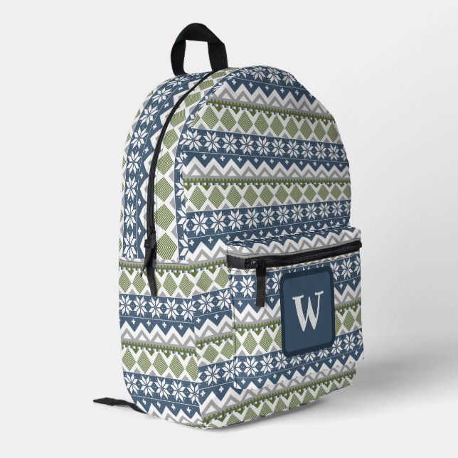 Sac À Dos Imprimé Pullover d'hiver (Coin arrière gauche)