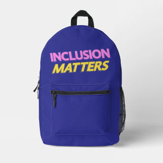 Sac À Dos Imprimé Questions d'inclusion