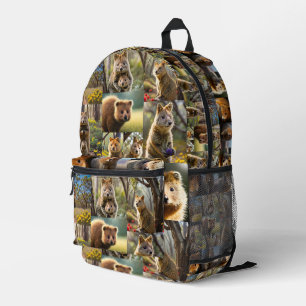 Sac À Dos Imprimé "Quokka Chronicles : Un Collage De Photos Plein De
