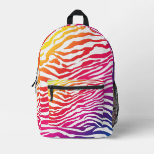 Sac À Dos Imprimé Rainbow Zebra