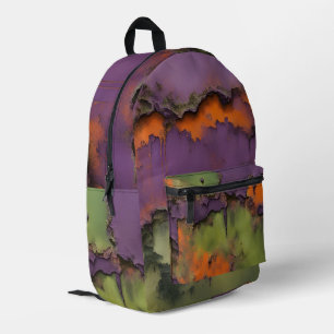 Sac À Dos Imprimé Rébellion de Grunge