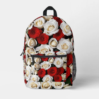 Sac À Dos Imprimé RedandWhiteRoses