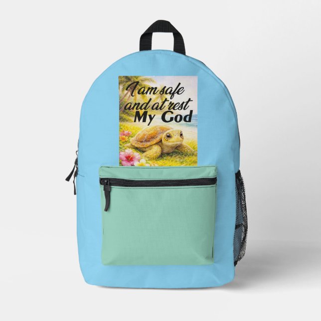 Sac À Dos Imprimé Refuge in Grace (Recto)