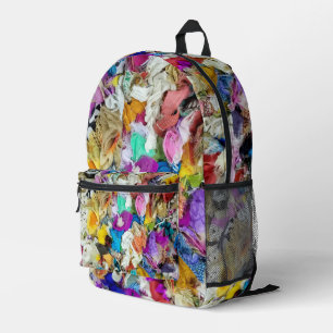 Sac À Dos Imprimé Résumé de textile coloré abstrait