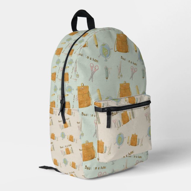 Sac À Dos Imprimé Retour à l'école amis (Coin arrière gauche)
