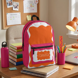 Sac À Dos Imprimé Retour à l'école fille funky Moderne Abstrait