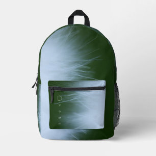Sac À Dos Imprimé "Rêve" avec fond de fluff de pissenlit vaporeux