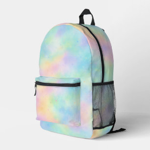 Sac À Dos Imprimé Rêve de pastel à l'aquarelle – Dégradé de arc-en-c