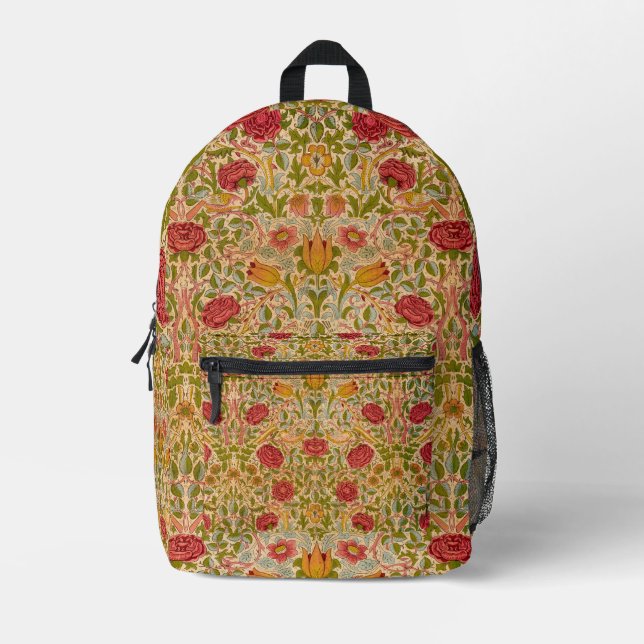 Sac À Dos Imprimé Rose, 1883 par William Morris (Recto)