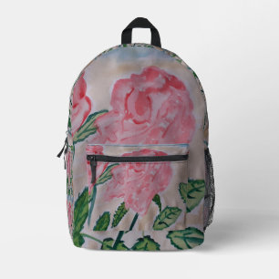 Sac À Dos Imprimé Roses d'été Abstraits