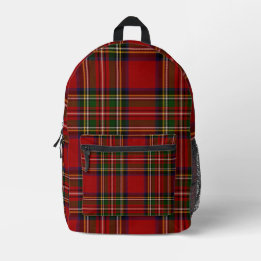 Sac À Dos Imprimé Royal Stewart Clan Tartan Plaid