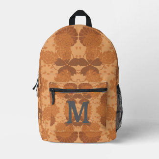 Sac À Dos Imprimé Rustique moderne Feuilles mélangés 6