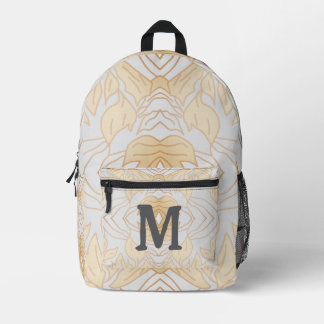 Sac À Dos Imprimé Rustique moderne Feuilles mélangés 8