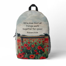 Sac de couture imprimé Faith in Bloom