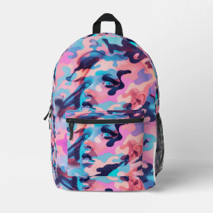 Sac À Dos Imprimé Sac Imprimé Coupé-Cousu