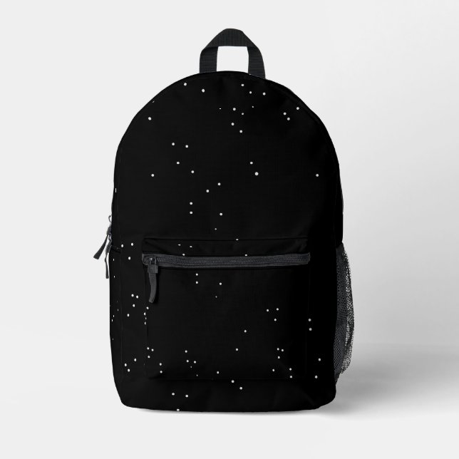 Sac À Dos Imprimé Sacoche de l'école de ciel nocturne (Recto)