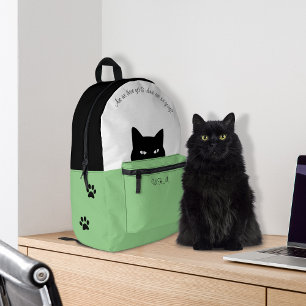 Sac À Dos Imprimé Sage de chat sournois