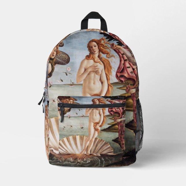 Sac À Dos Imprimé Sandro Botticelli - Naissance de Vénus (Recto)