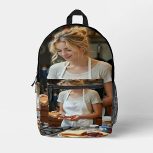 Sac À Dos Imprimé Sandwich beurre de cacahuète et gelée personnalisé