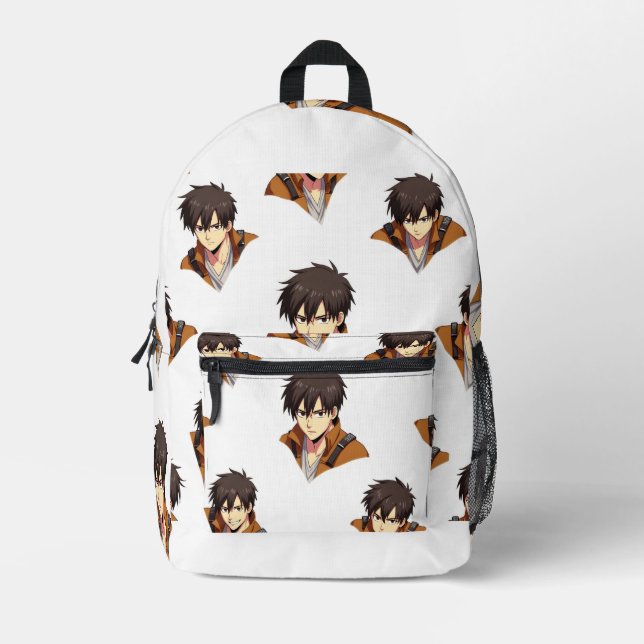 SAC À DOS IMPRIMÉ SAUVEGARDE ANIME (Recto)