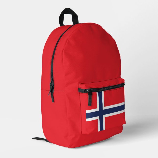 Sac À Dos Imprimé Scandinavie nordique moderne Drapeau Pays Souvenir (Coin arrière gauche)