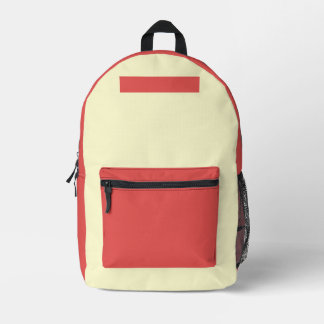 SAC À DOS IMPRIMÉ SCHOOLISH RED CREAME|COLLEGE|BOYS|GIRLS