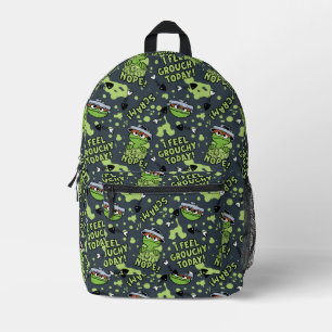 Sac À Dos Imprimé Sesame Street Modèle de phrase d'Oscar le Grinch