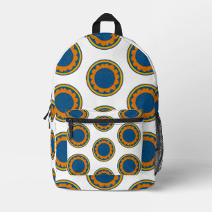 Sac À Dos Imprimé Shweshwe africain