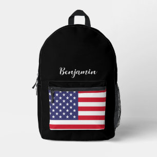 Sac À Dos Imprimé Simple moderne américain usa Drapeau National 4 ju
