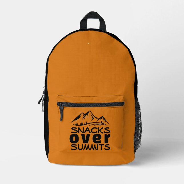 Sac À Dos Imprimé Simple Mountain Art Hiking Backpack Gift (Recto)