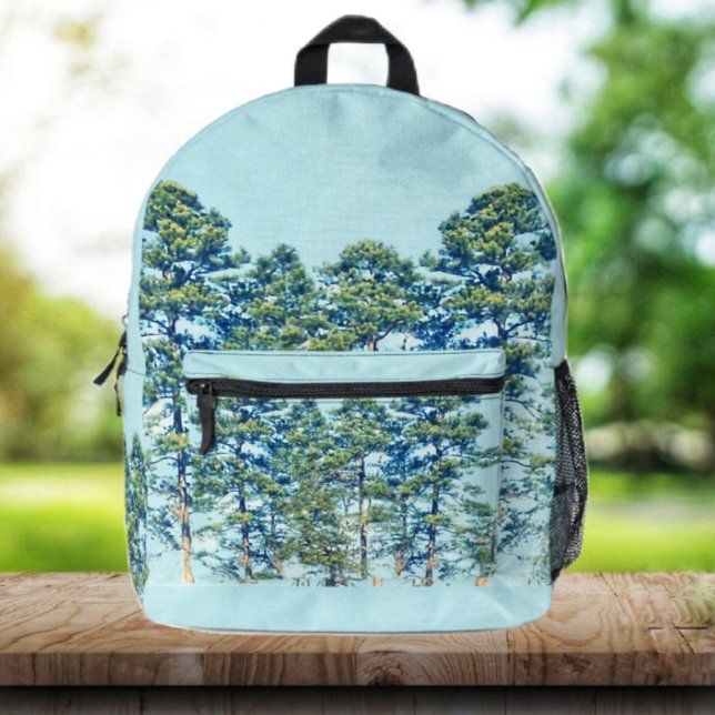 Sac À Dos Imprimé Socle Des Arbres (A backpack to blend in with the outdoors!)
