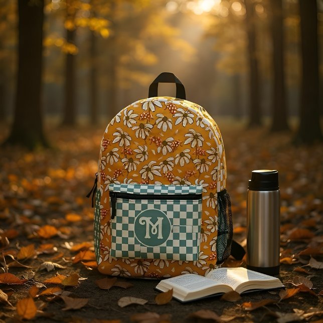 Sac À Dos Imprimé Soleil embrassant les marguerites et les coccinell (Créateur téléchargé)