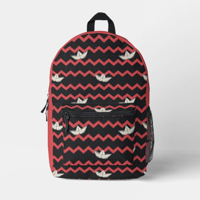 Sac À Dos Imprimé SS Georgie Boat Chevron Motif (Recto)