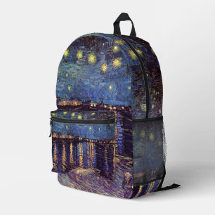 Sac À Dos Imprimé Starry Night Over the Rhone par Vincent van Gogh