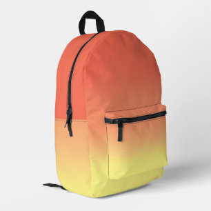 Sac À Dos Imprimé Style coucher de soleil orange jaune Ombre
