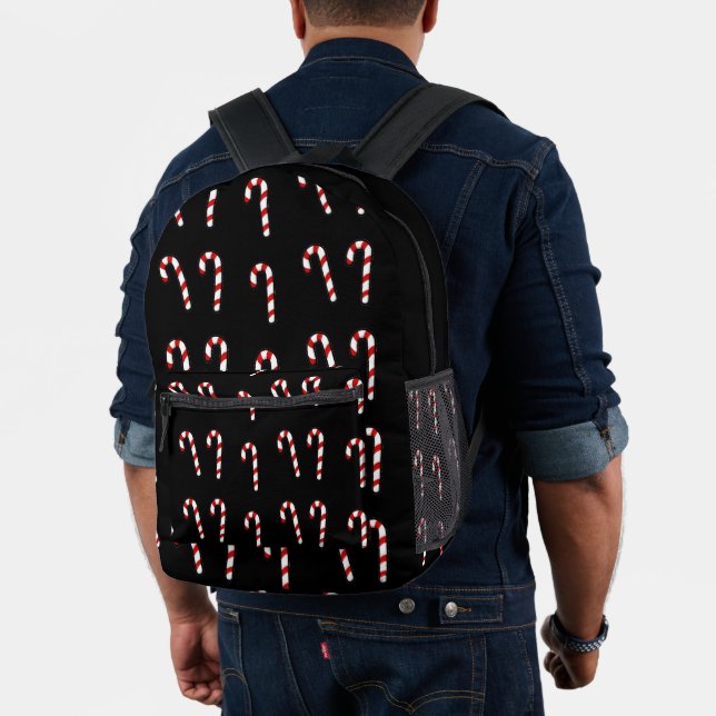 Sac À Dos Imprimé Sucre de canne de Noël en noir (Insitu (Modèle))