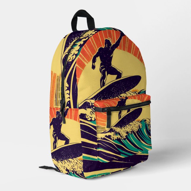 Sac À Dos Imprimé Surf (Coin arrière gauche)