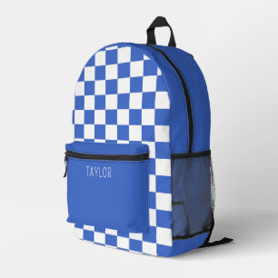 Sac À Dos Imprimé Tableau de bord bleu moderne minimaliste