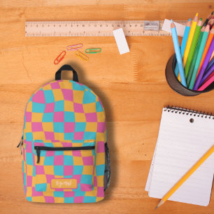 Sac À Dos Imprimé Tableau de contrôle Super psychédélique, années 20