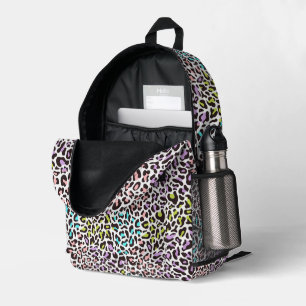Sac À Dos Imprimé Taches de léopard pastel