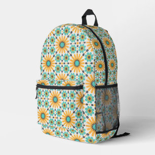 Sac À Dos Imprimé Tapisserie intemporelle : texte coloré du patrimoi