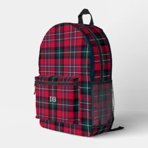 Sac à dos imprimé tarte rouge