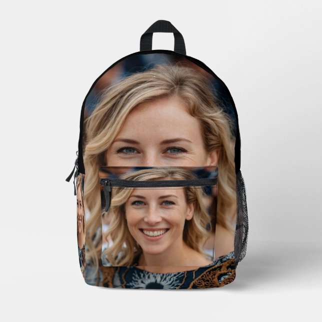 Sac À Dos Imprimé Teacher Photo Customize Personalize (Recto)